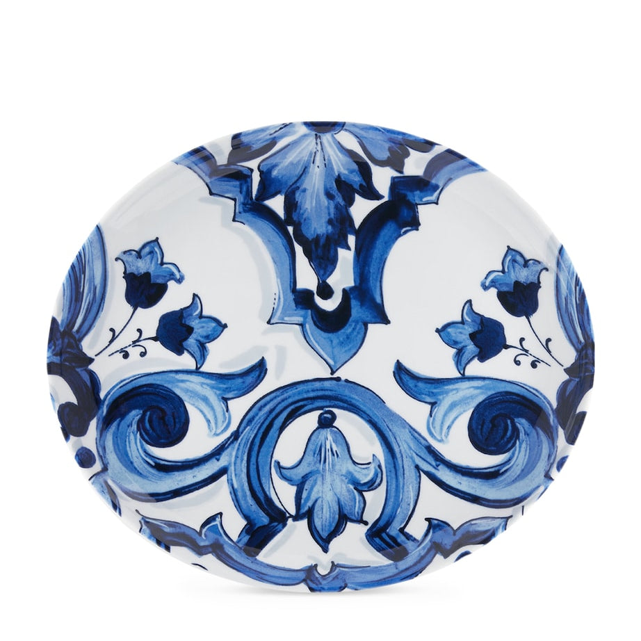 Dolce & Gabbana Casa Porcelain Blu Mediterraneo Serving Plate (45.5cm)