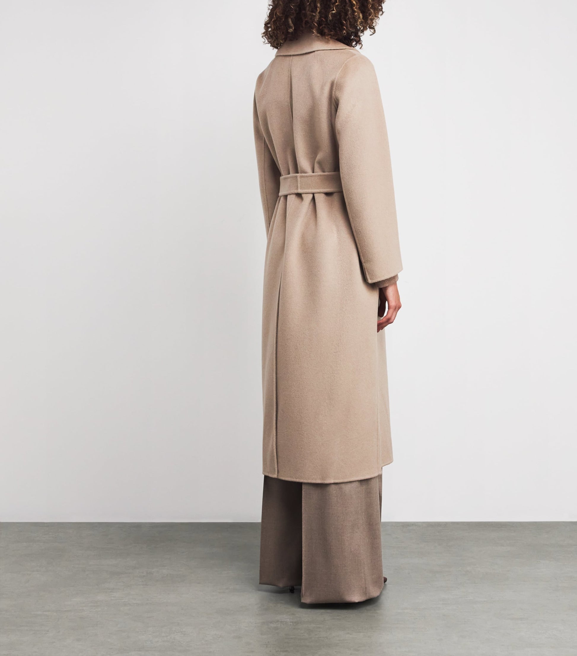 Max Mara Beige Virgin Wool-Cashmere Coat