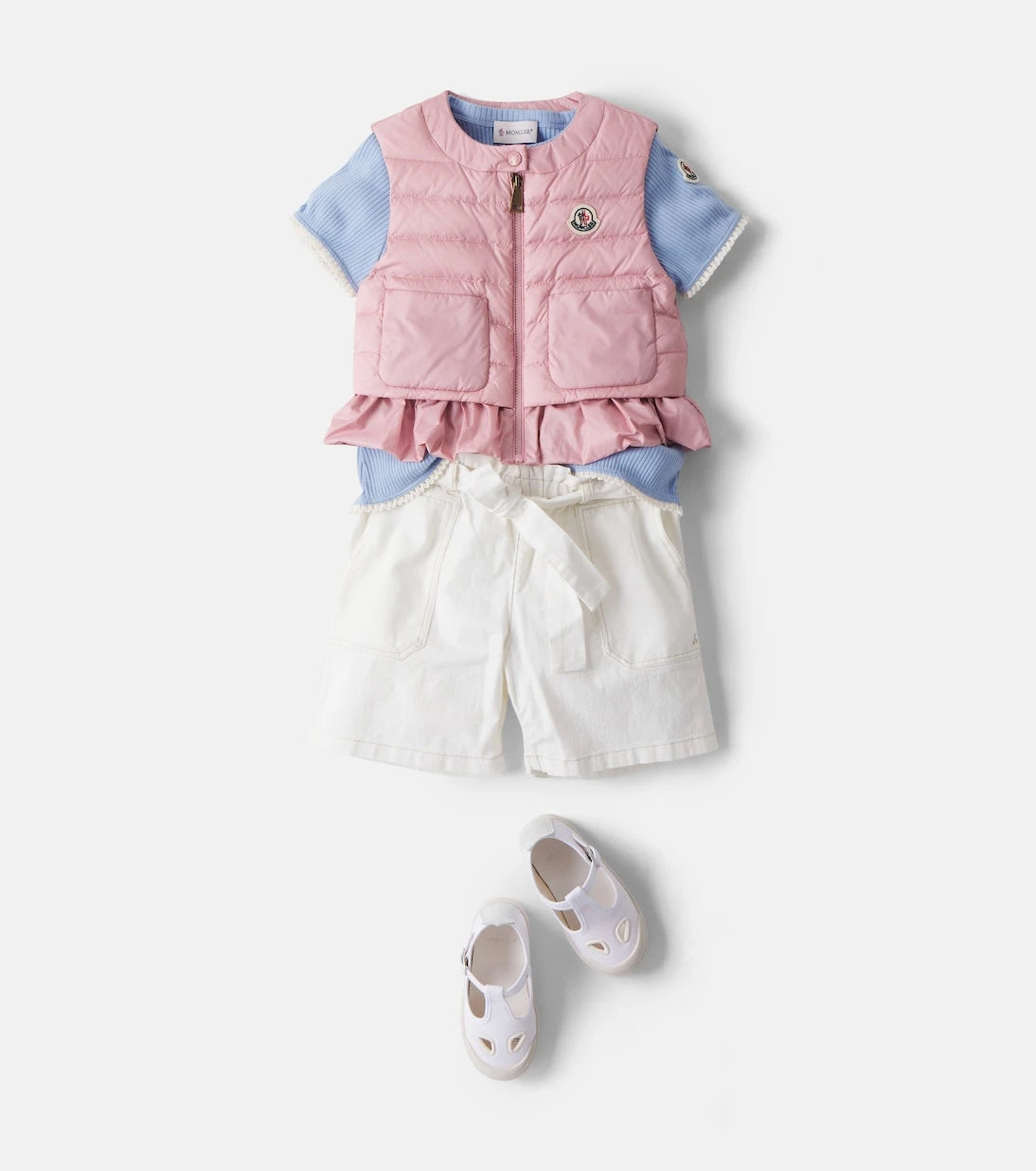 Moncler Enfant - Latife ruffled down vest