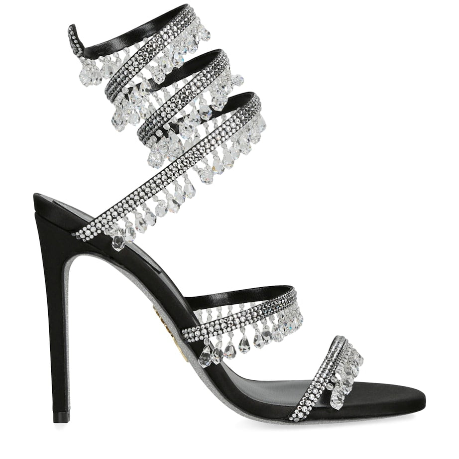 René Caovilla Multi Chandelier Heeled Sandals 105