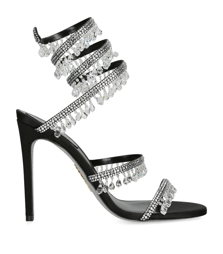René Caovilla Multi Chandelier Heeled Sandals 105