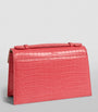 Llora Pink Mini Crocodile Emma Top-Handle Bag