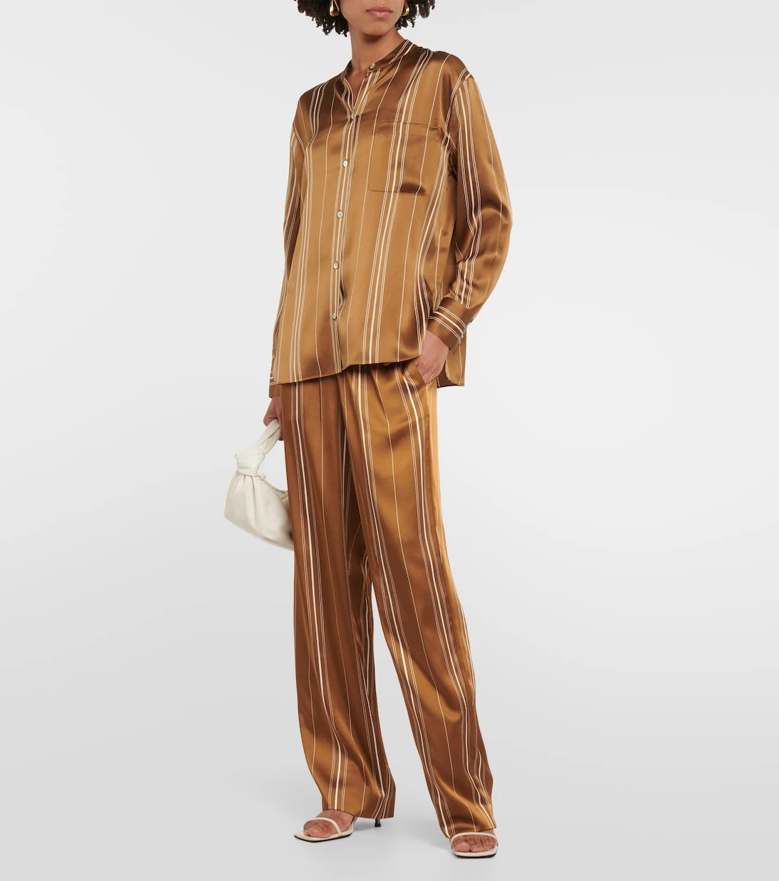 Vince - Striped silk shirt