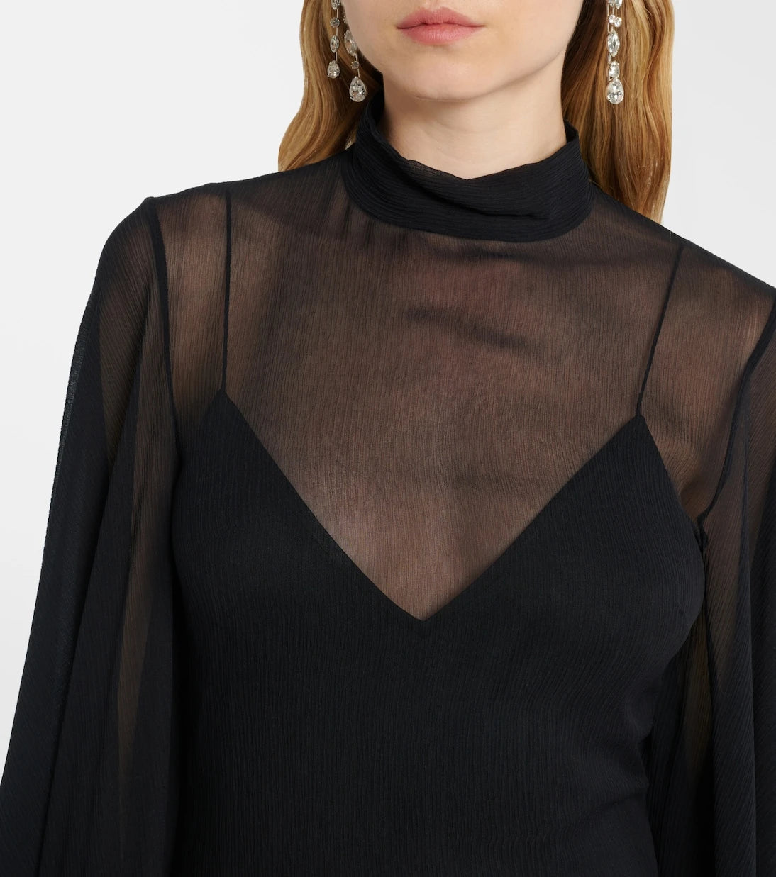 Taller Marmo - Lanzarote Garden crêpe chiffon kaftan