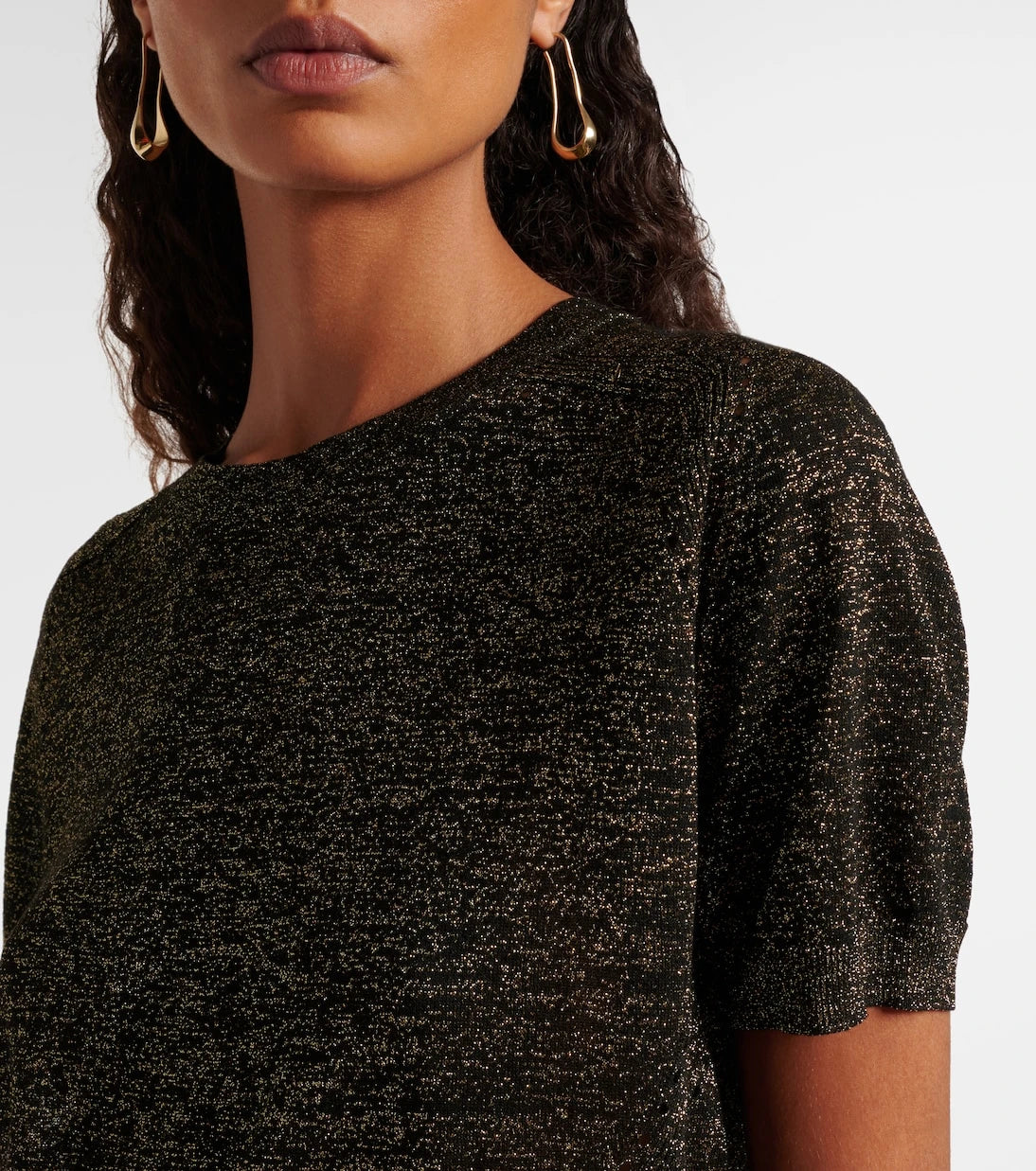 Joseph - Lille lamé knitted top