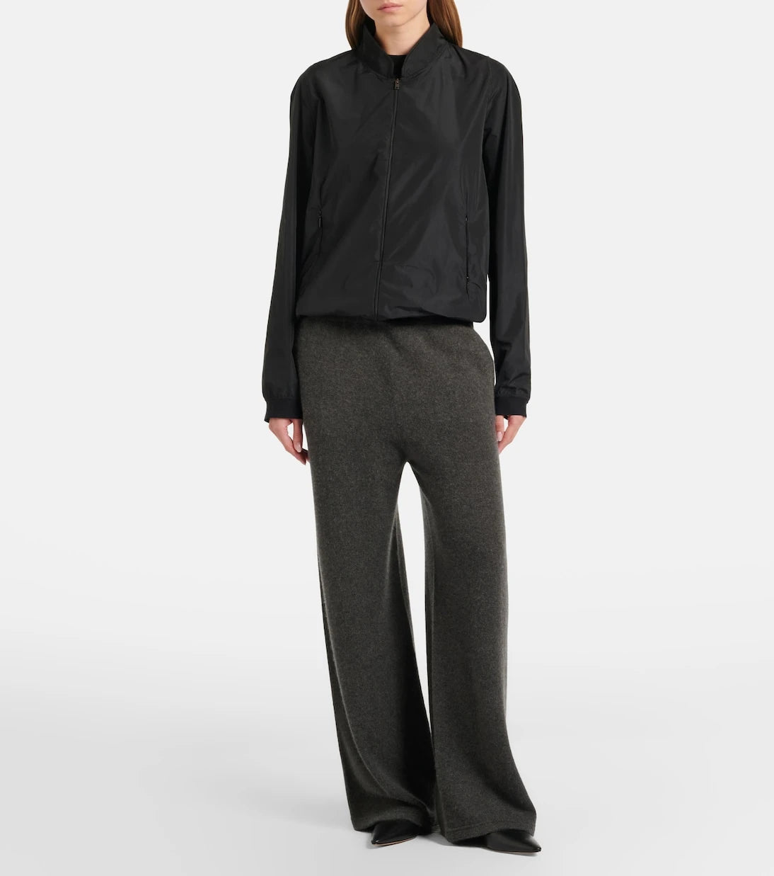The Row - Orpin cashmere wide-leg pants