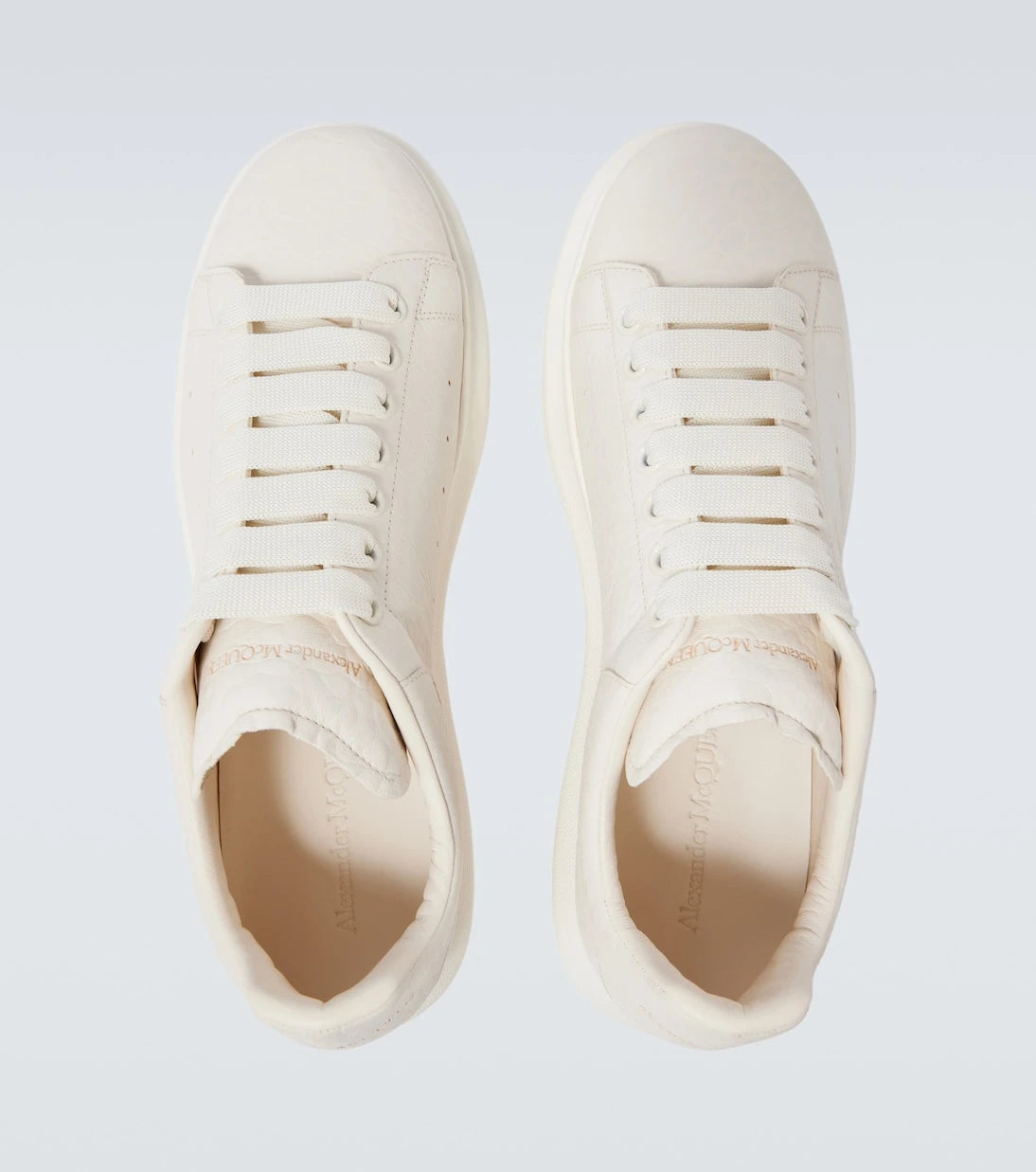 McQueen - Oversized leather sneakers