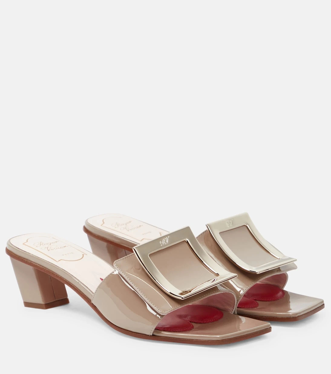 Roger Vivier - Love Vivier patent leather sandals