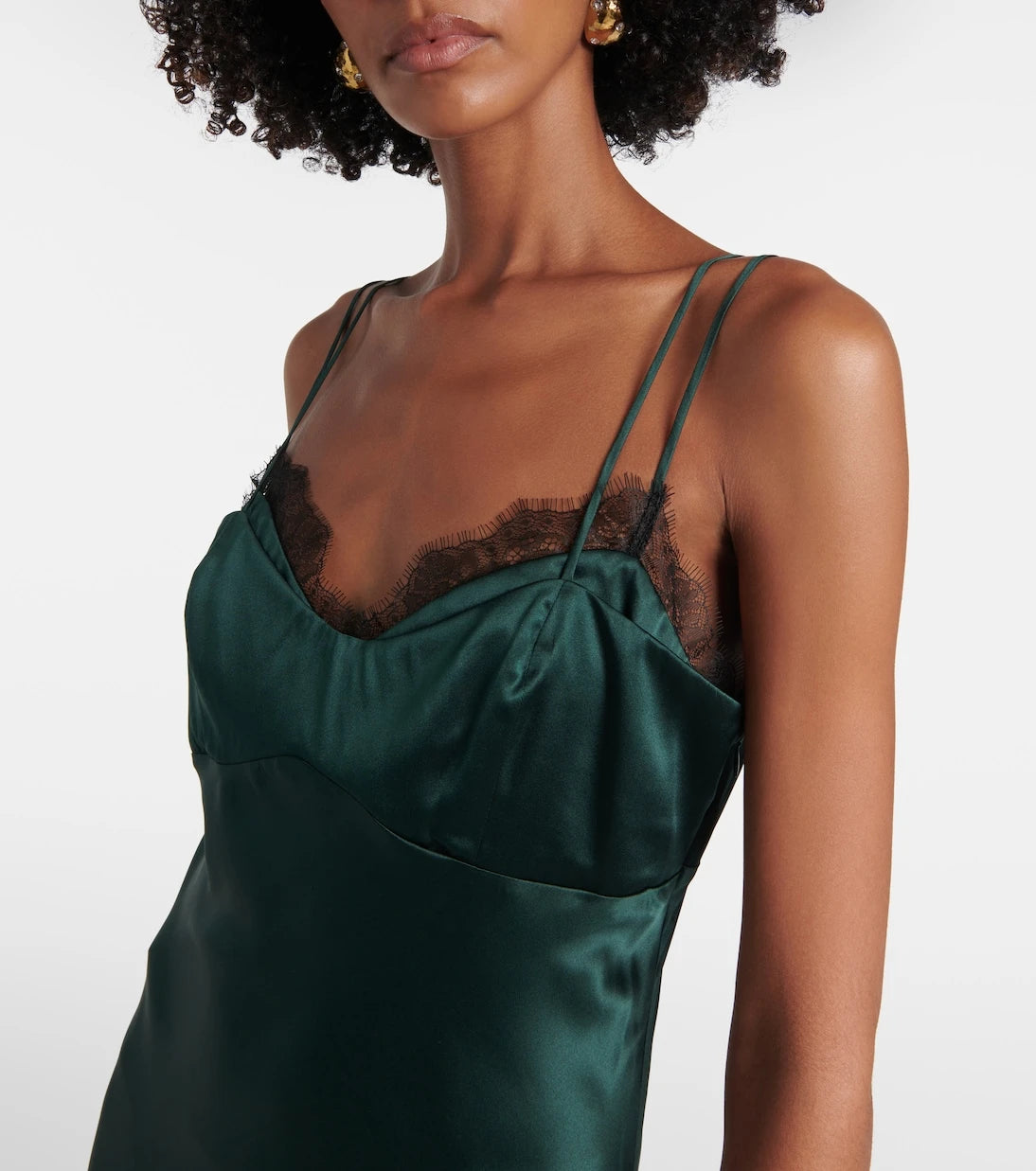 Veronica Beard - Bixie silk-blend satin slip dress