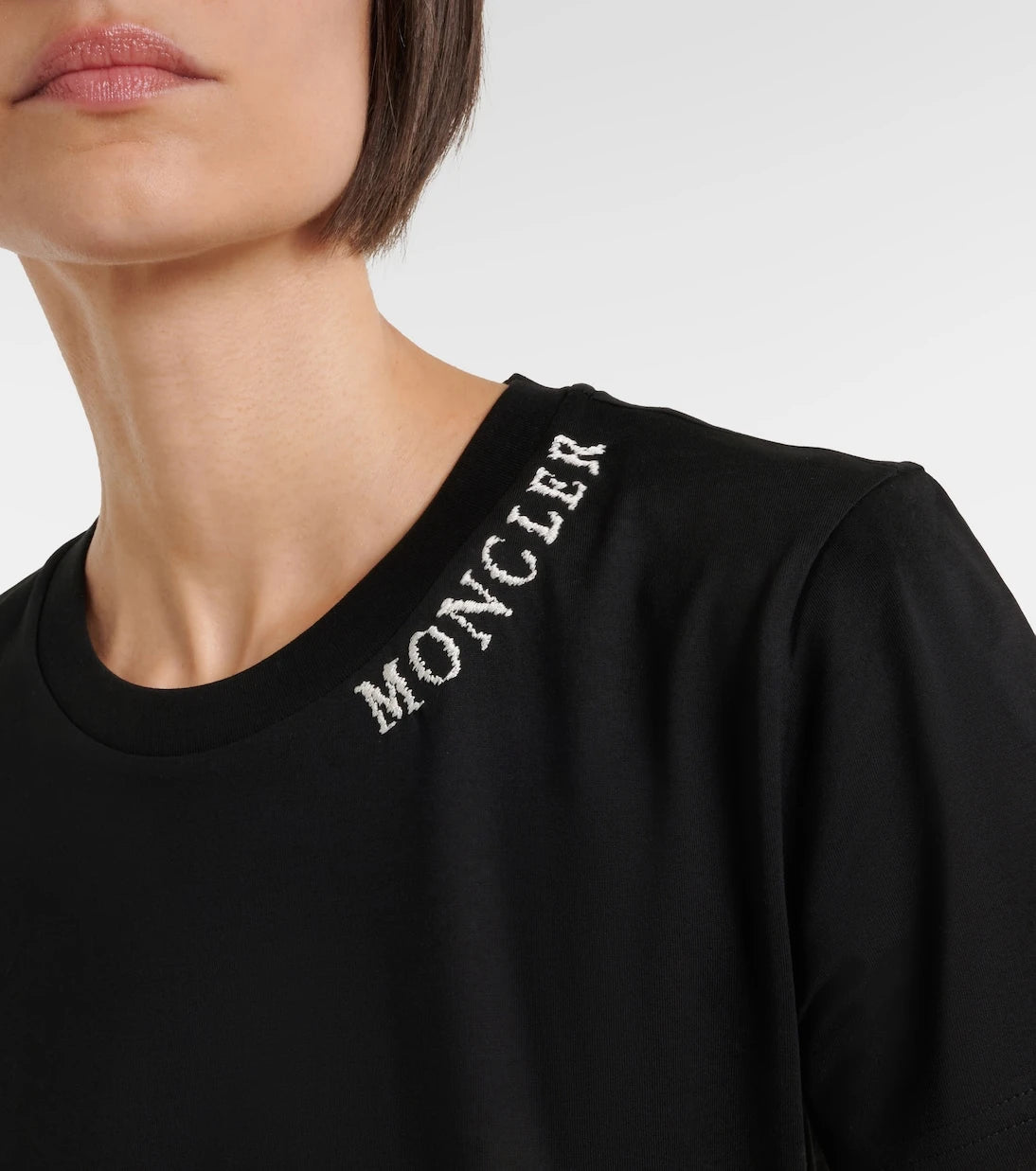 Moncler - Logo cotton jersey T-shirt
