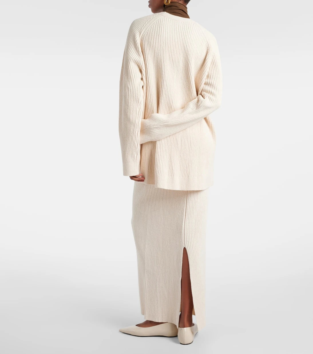 Toteme - Oversized cotton-blend bouclé cardigan