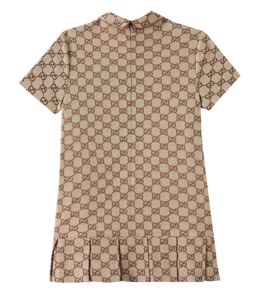 Gucci Kids - GG canvas pleated dress