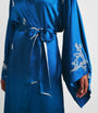 TORLOWEI Blue Silk Tokoni Robe