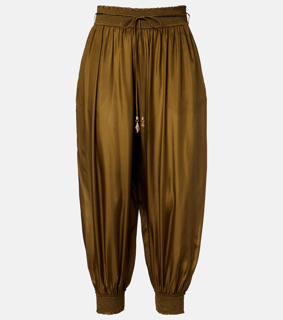Zimmermann - Mahon cropped silk balloon pants