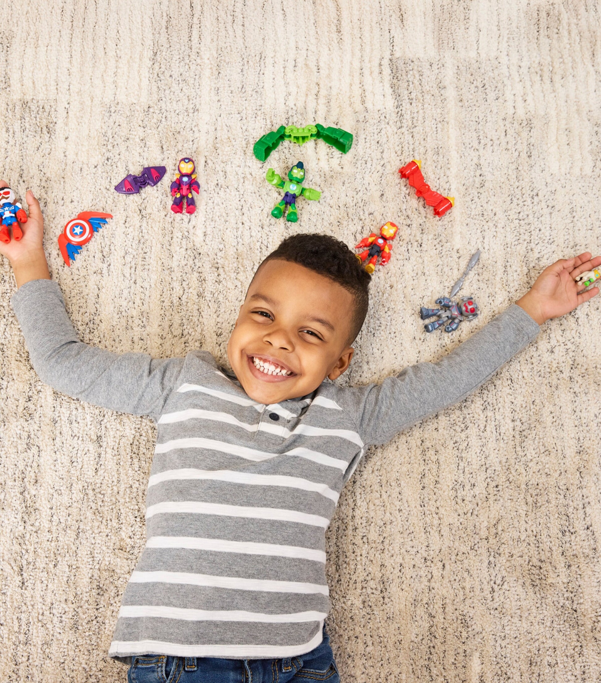 Marvel Iron Man and Armored-Up Avengers Figurine Set