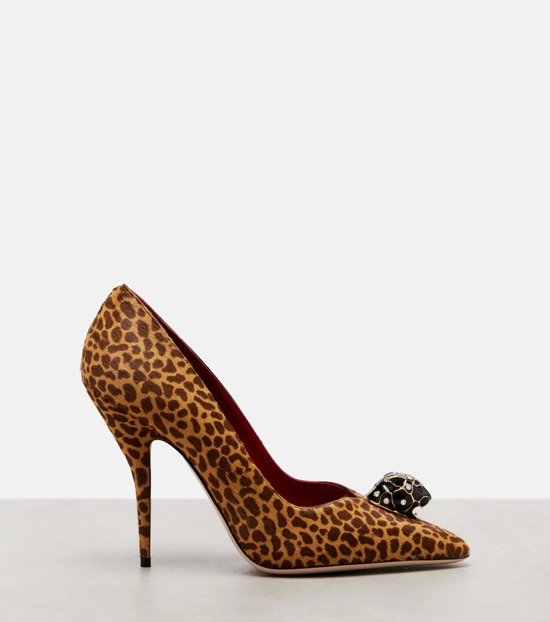 Valentino Garavani - Pas De Chat leopard-print calf hair pumps