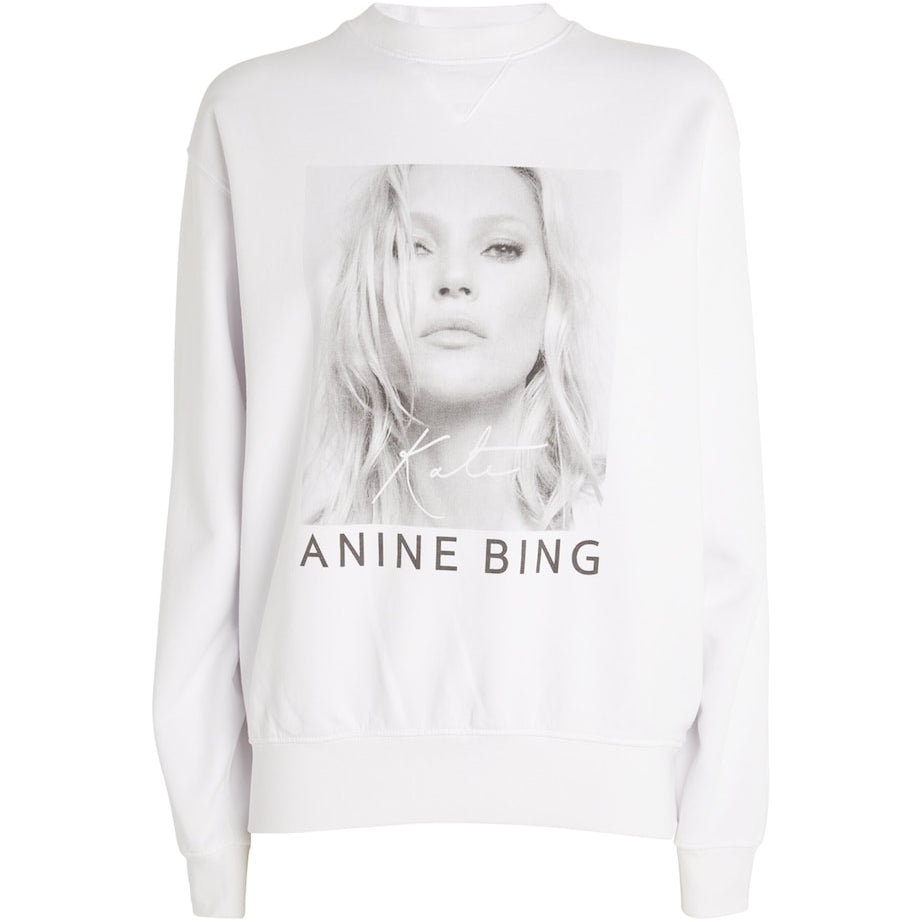 ANINE BING White x Kate Moss Ramona Sweatshirt