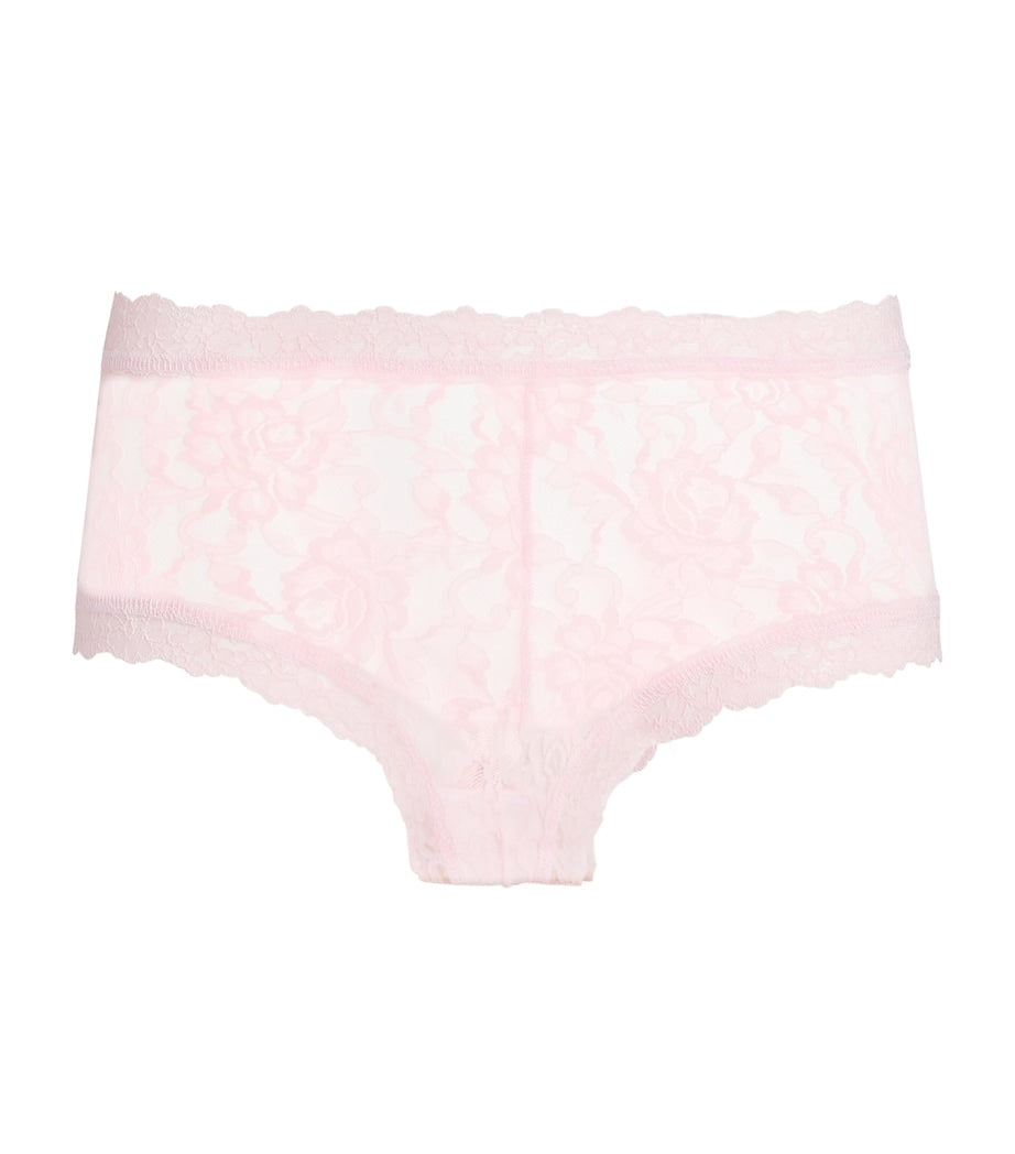Pink Signature Lace Boyshorts