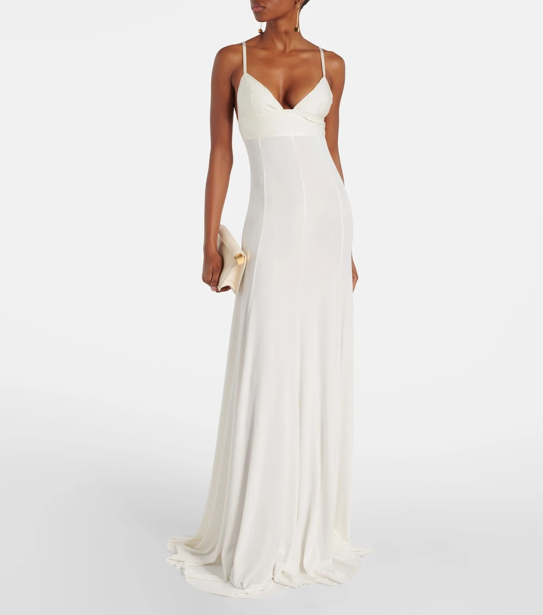 Jacquemus - Spalla jersey gown