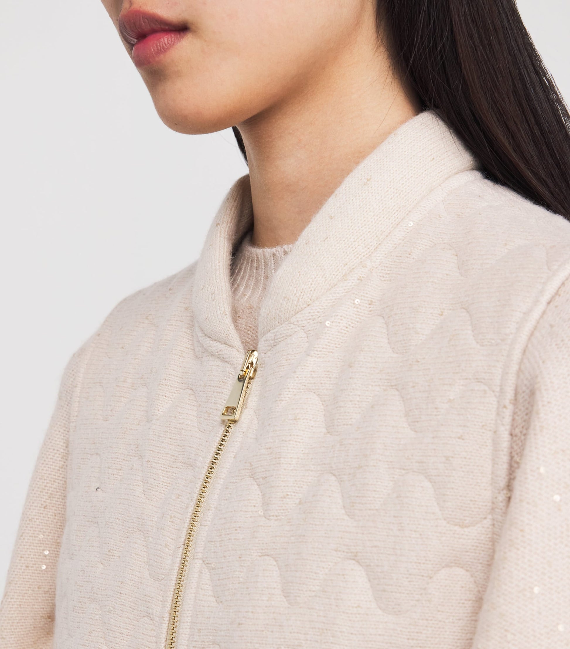 Fabiana Filippi Pink Wool-Silk-Cashmere Gilet