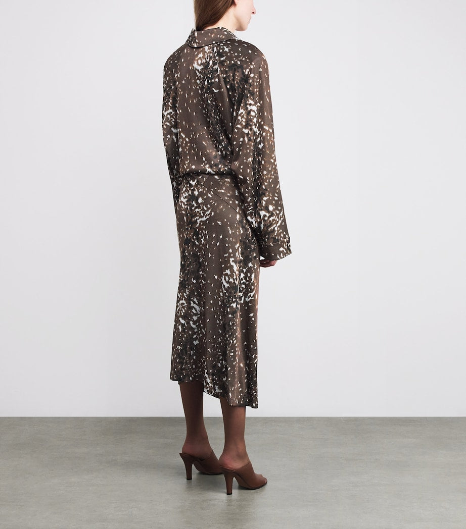 Fawn Print Maxi Dress