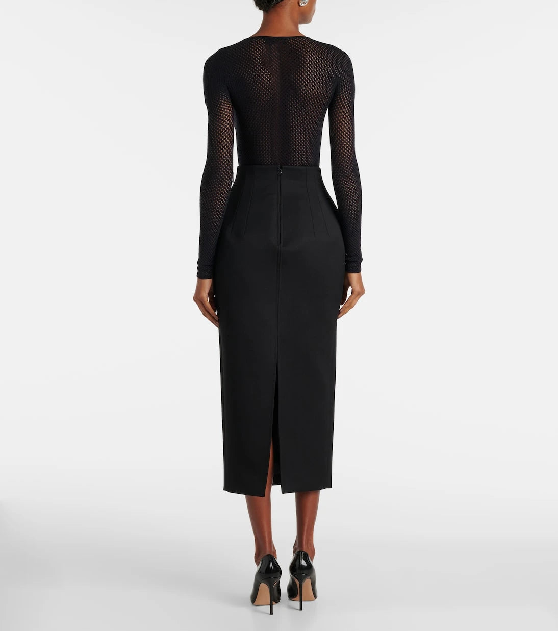 Wardrobe.NYC - x RHW Web wool-blend bodysuit