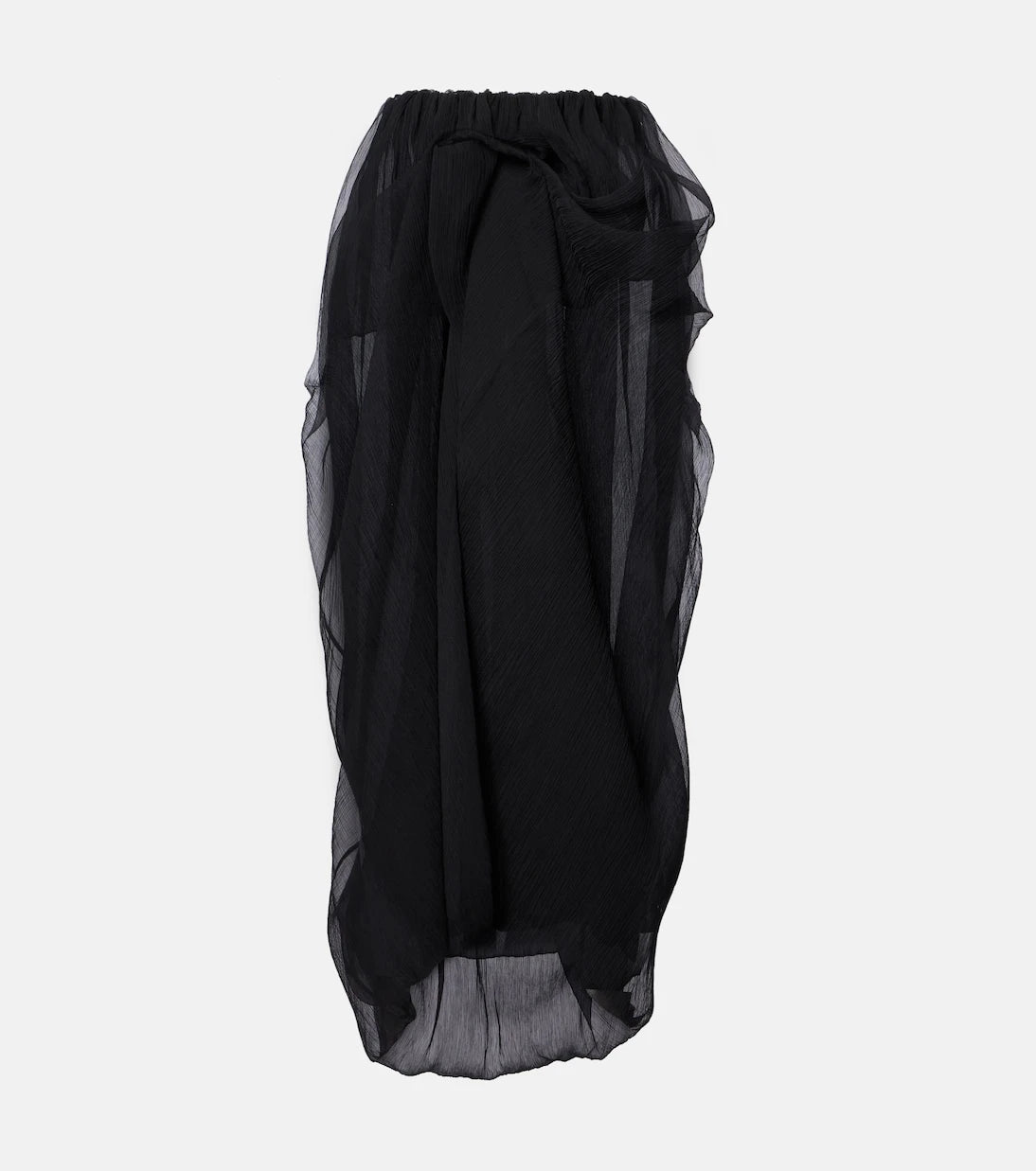 Magda Butrym - Ruffled silk tulle maxi skirt