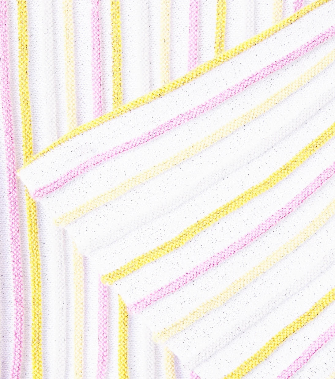 Stella McCartney Kids - فستان من القطن المخلوط المخطط المحبوك