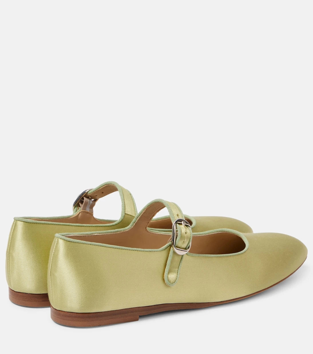 Le Monde Béryl - Classic satin Mary Jane flats