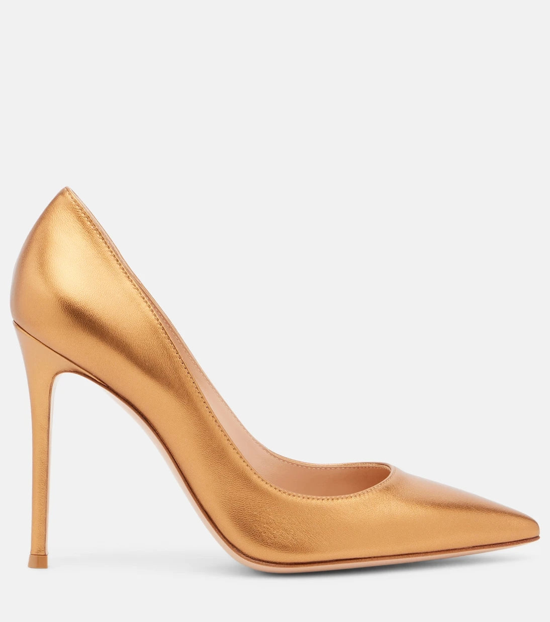 Gianvito Rossi - Gianvito 105 metallic leather pumps