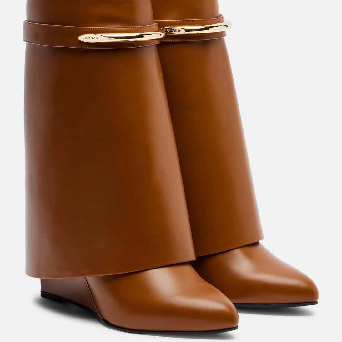 Givenchy - Shark leather mid-calf boots