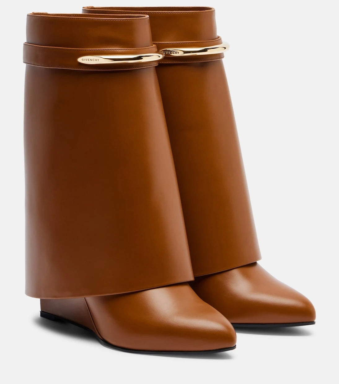Givenchy - Shark leather mid-calf boots