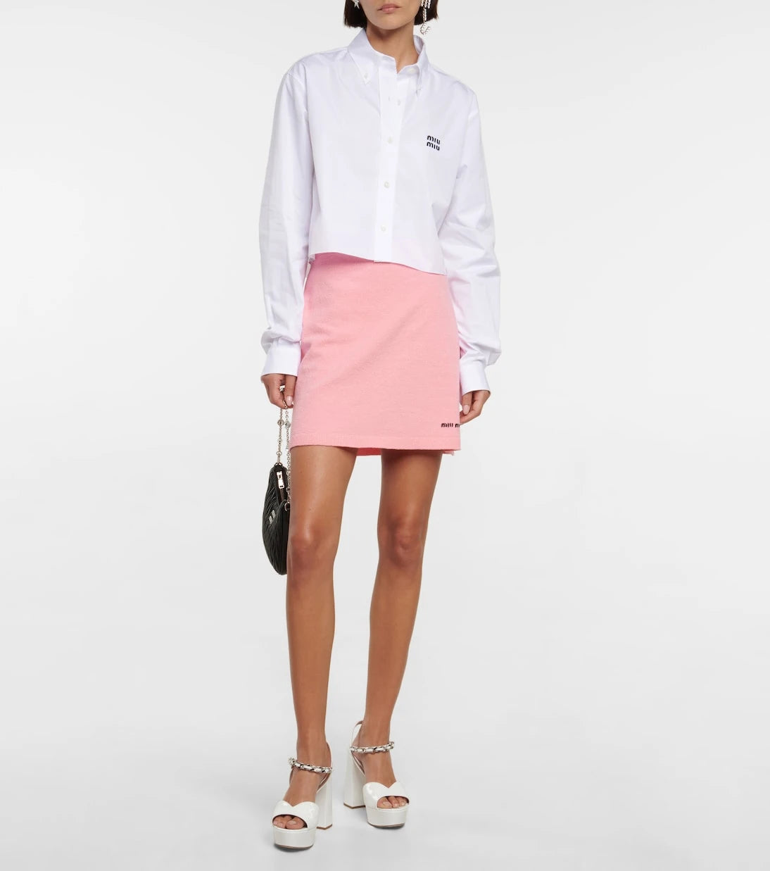 Miu Miu - Patent leather platform sandals