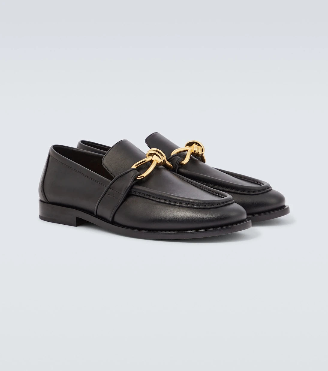 Bottega Veneta - حذاء لوفرز أستير نوت الجلدي
