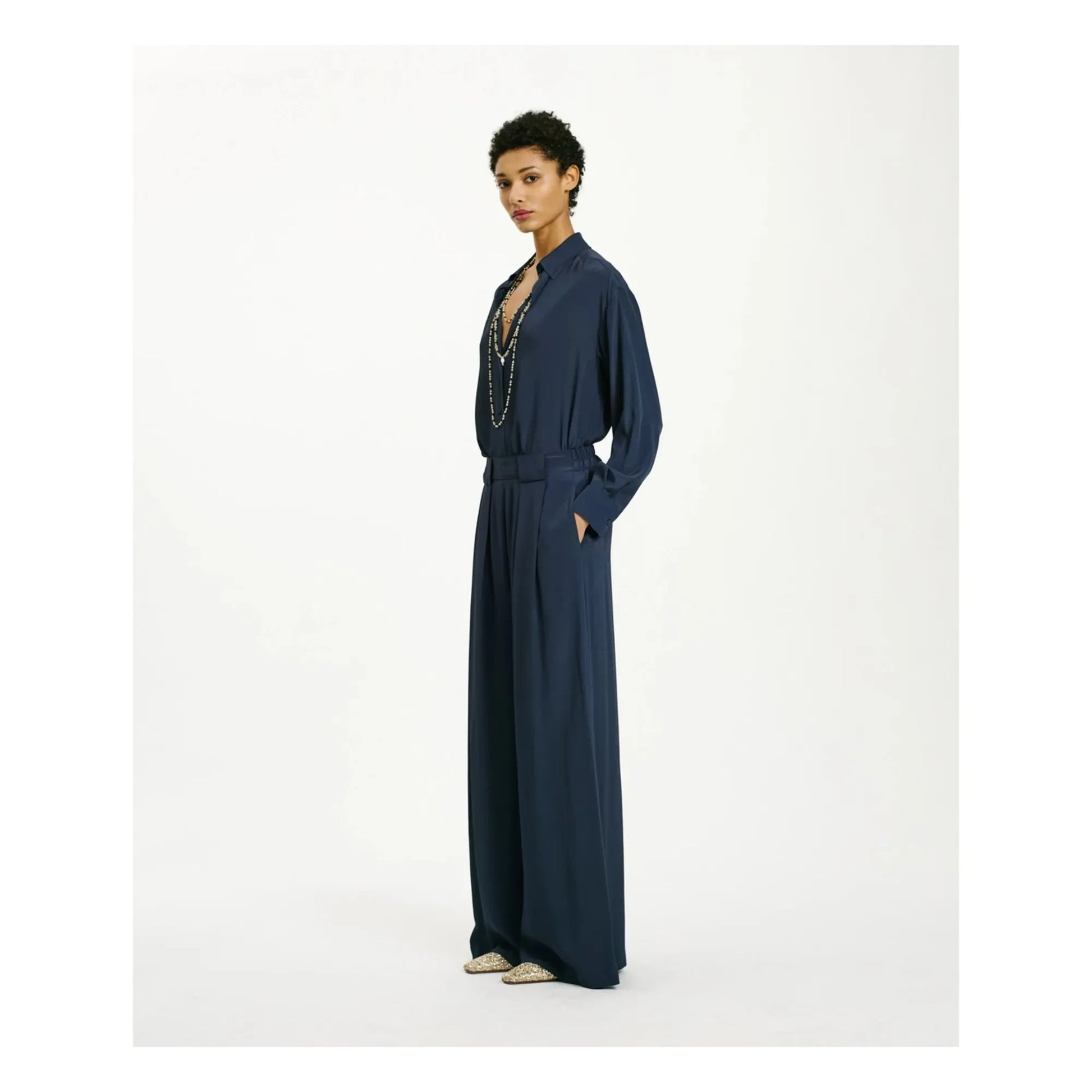 Momoni - Aspen pants | Midnight blue