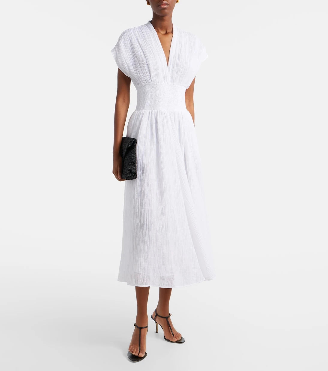 Tory Burch - Linen and cotton midi dress