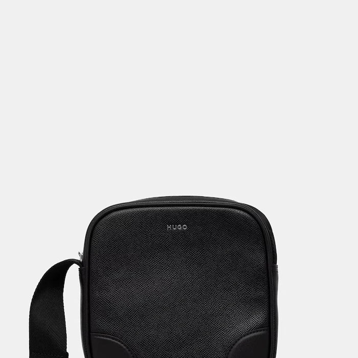 HUGO erkek deri omuz çantası GO-BAG NS