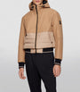 Beige Quilted Panel Jacket