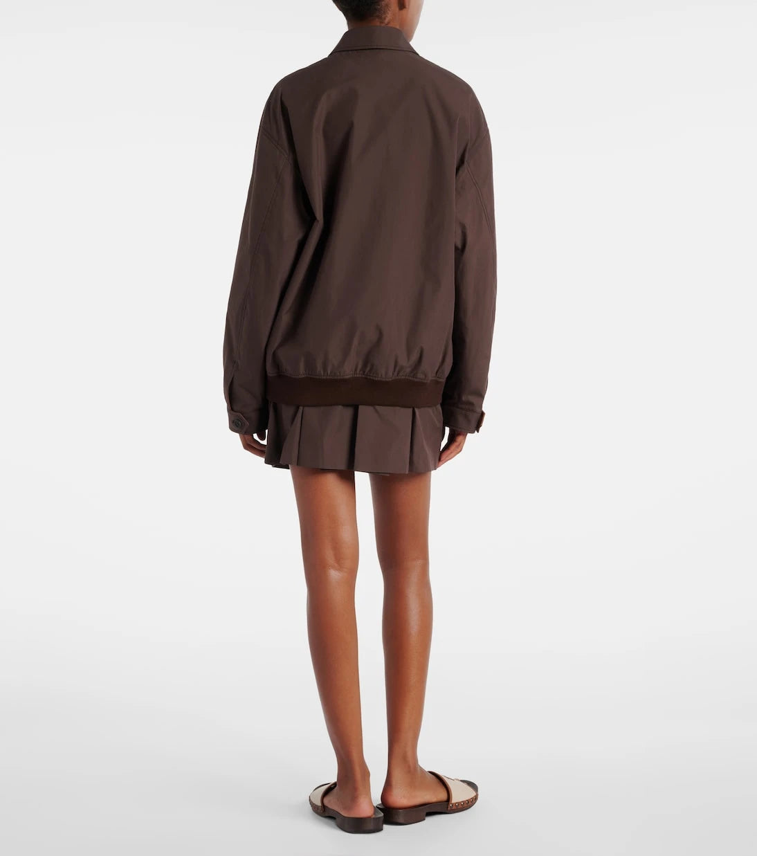 Miu Miu - Logo cotton-blend blouson