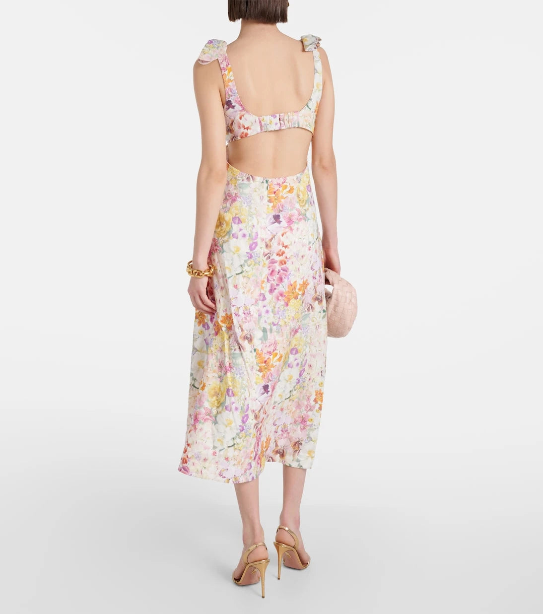 Zimmermann - Harmony floral linen midi dress