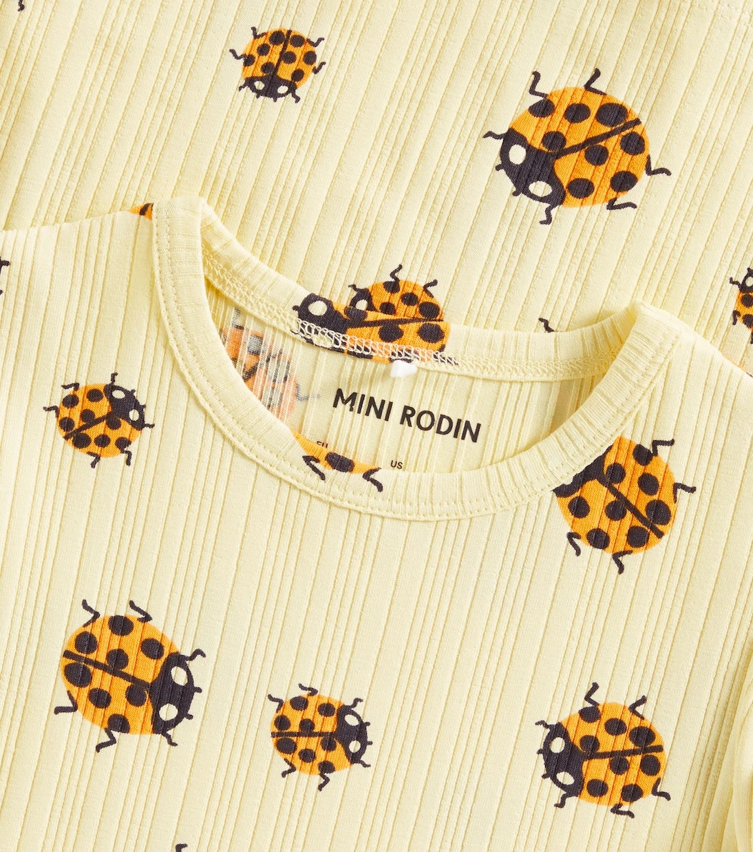 Mini Rodini - Ladybugs cotton-blend jersey dress