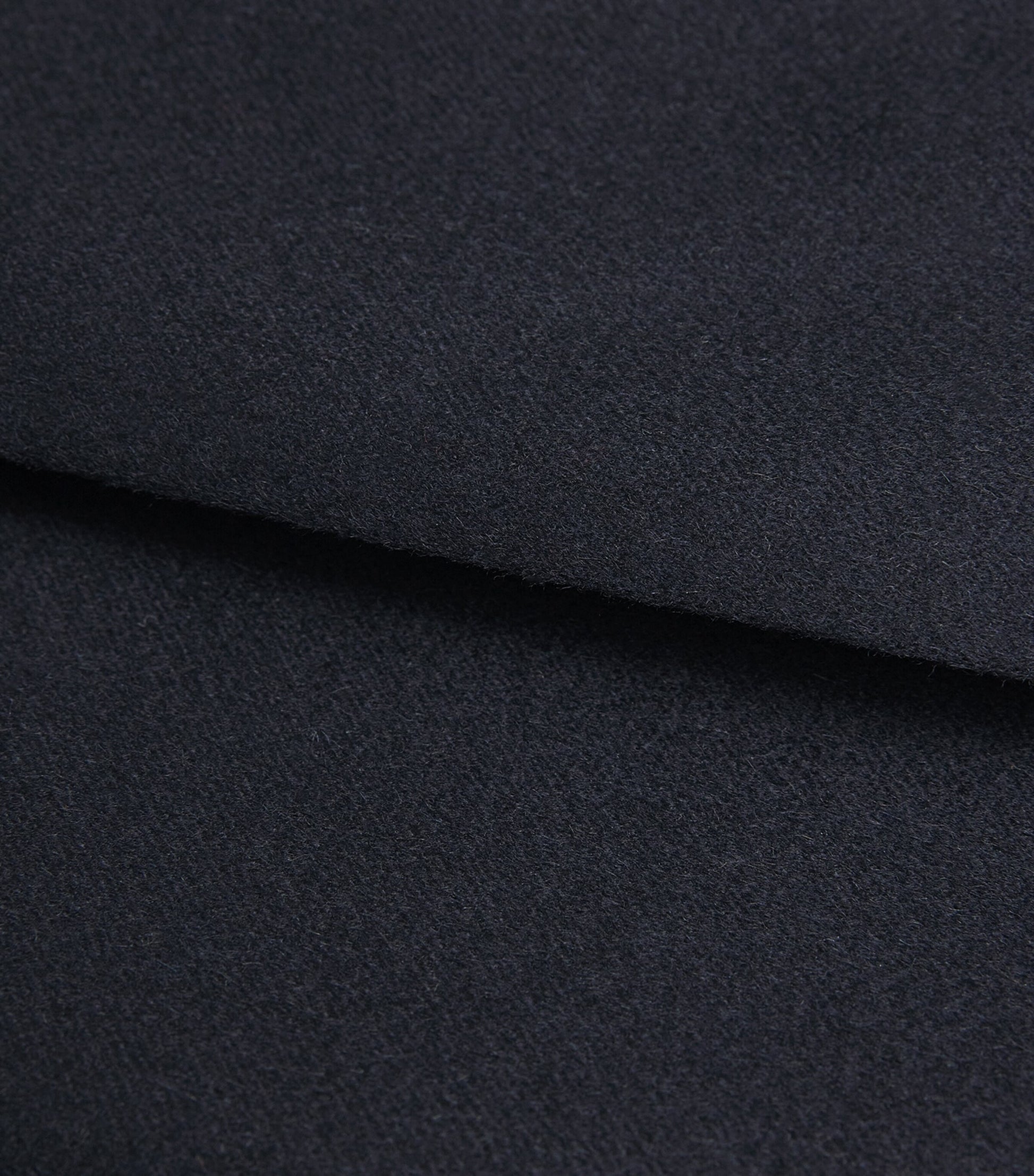 Max Mara Blue Wool Pleated Straight Trousers