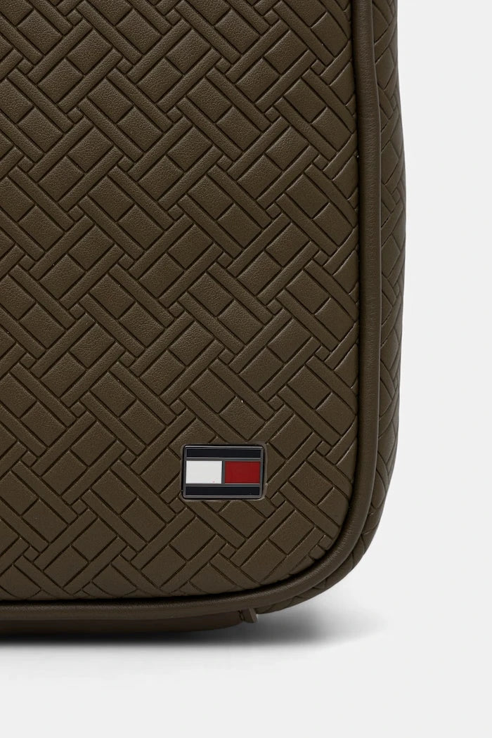 Tommy Hilfiger Erkek Suni Deri Omuz Çantası