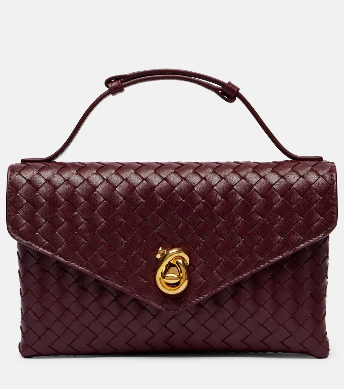 Bottega Veneta - Knot Lock leather shoulder bag