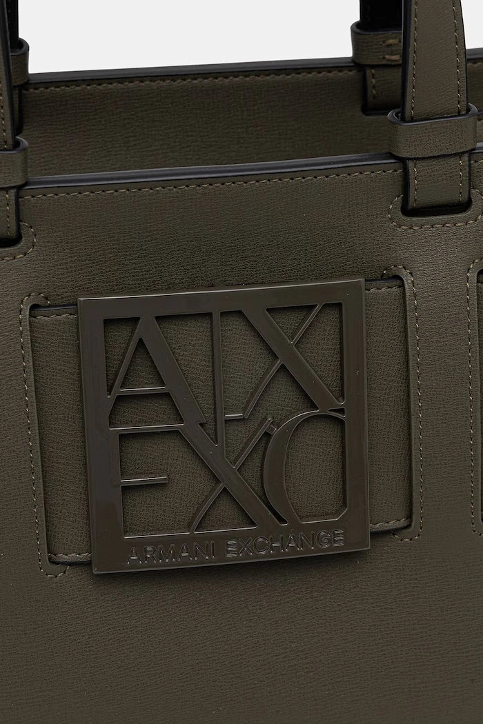 Armani Exchange kadın çantası, suni deriden