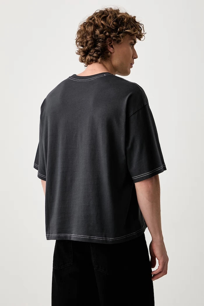 adidas Originals Erkek Pamuklu Tişört Contrast Oversized