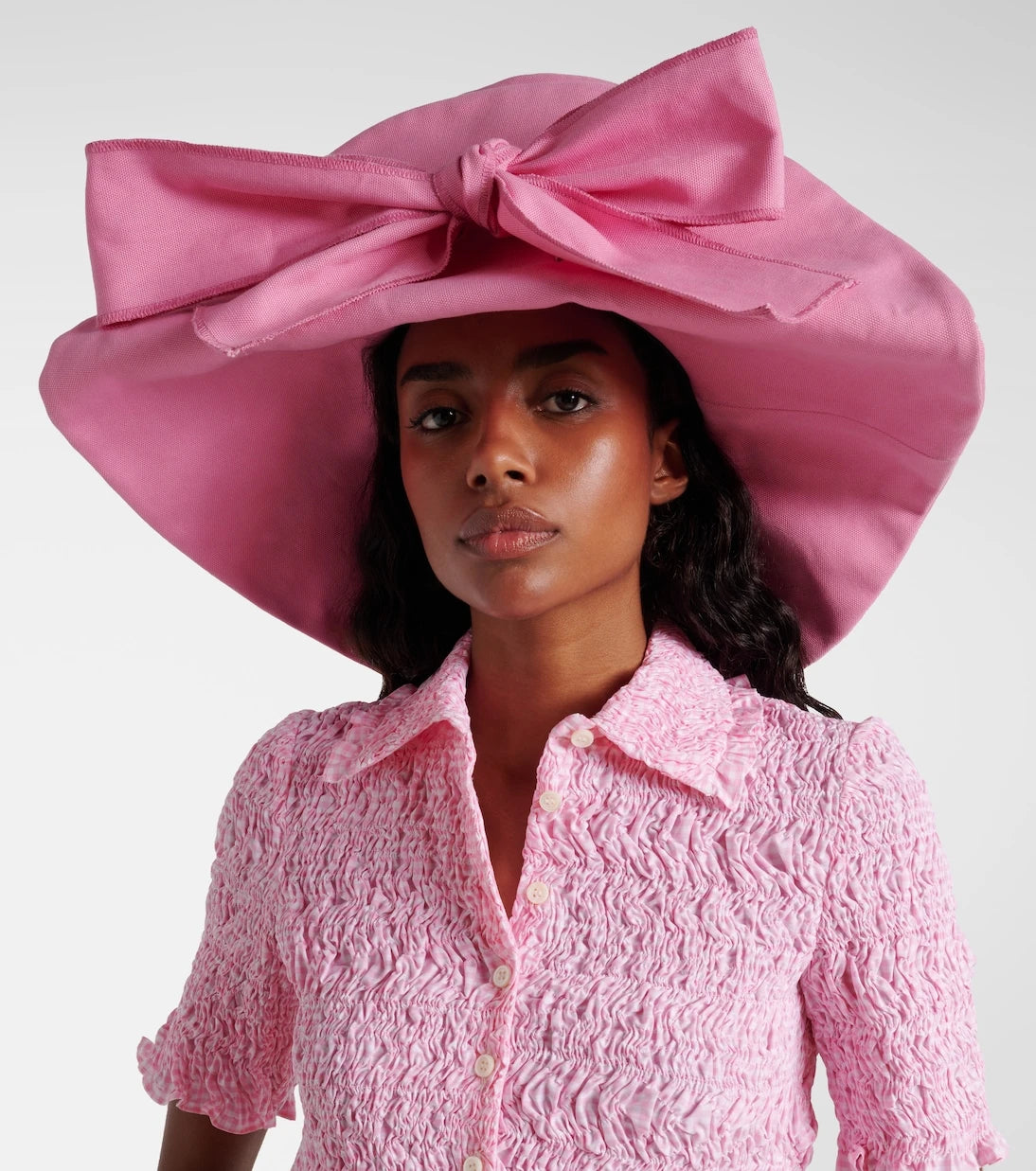 Miu Miu - Cotton canvas hat