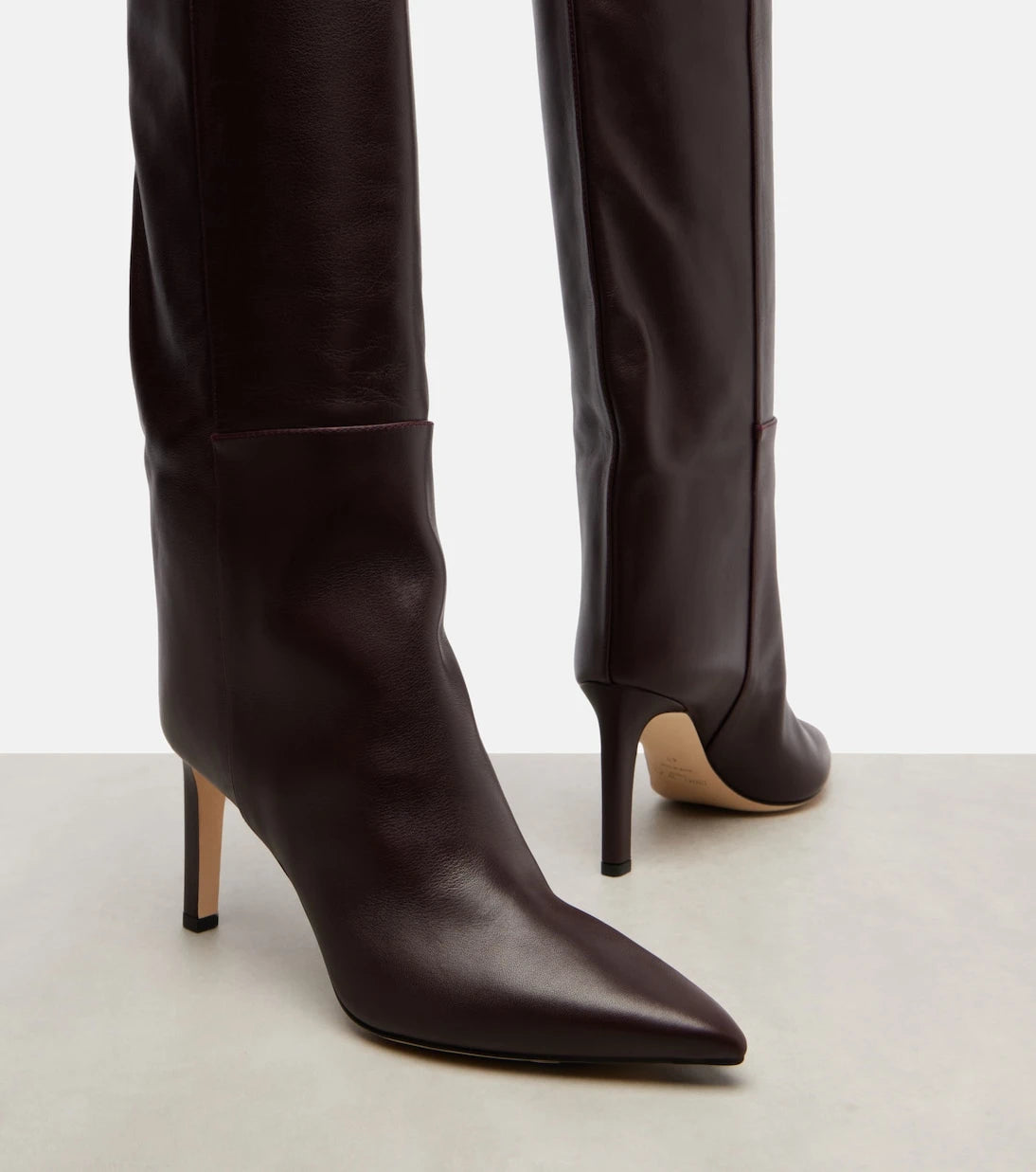 Jimmy Choo - Alizze 85 leather knee-high boots