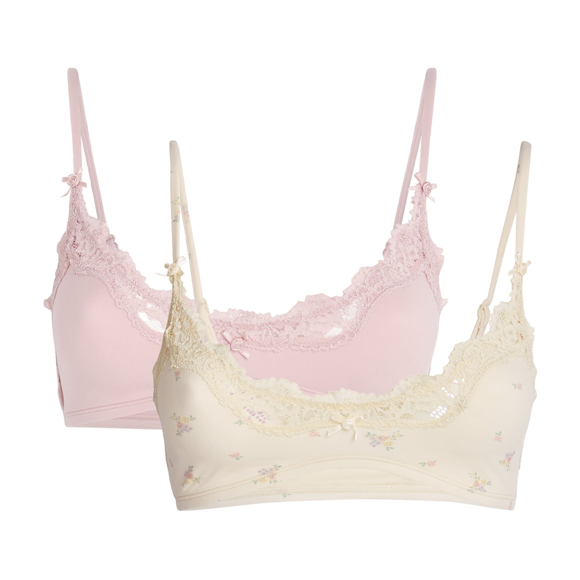 Skims Multi Fits Everybody Scoop-Neck Lace Bralette (Pack of 2)