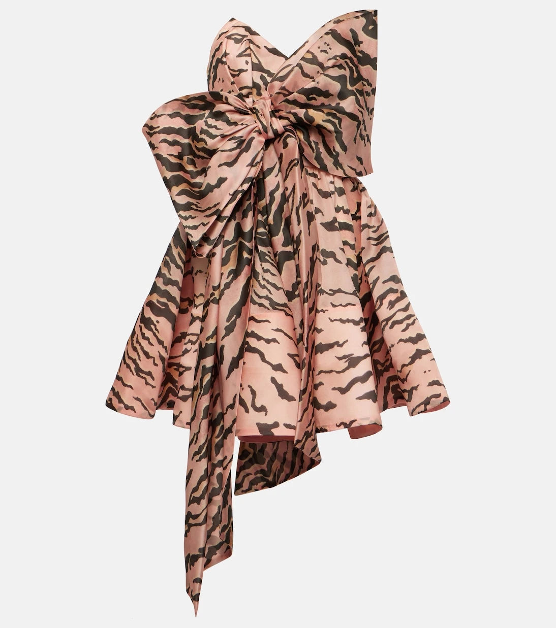 Zimmermann - Matchmaker fiyonk detaylı ipek mini elbise